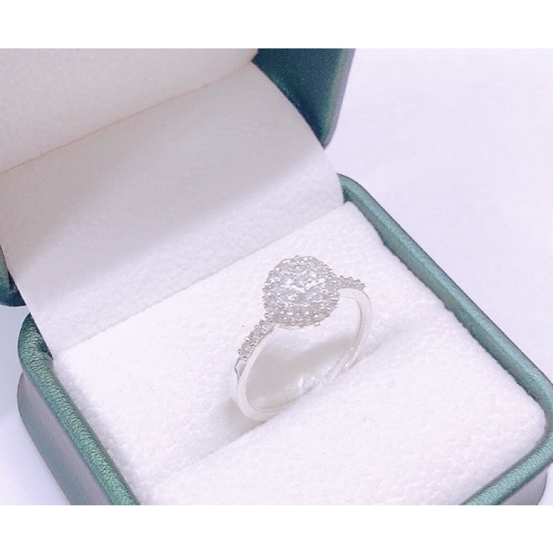 Nhẫn Bạc cầu đá 8ly,  Điểm đá nhỏ li ti tạo điểm nhấn cho nhẫn long lanh nhẹ nhàng xinh xắn Mainomi Shop Bạc Xinh