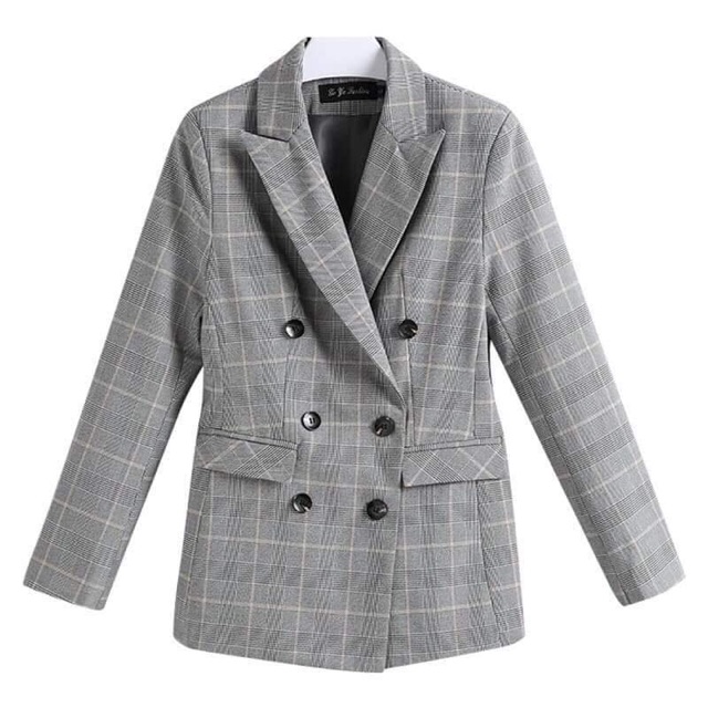 Áo vest kẻ 6 khuy | BigBuy360 - bigbuy360.vn