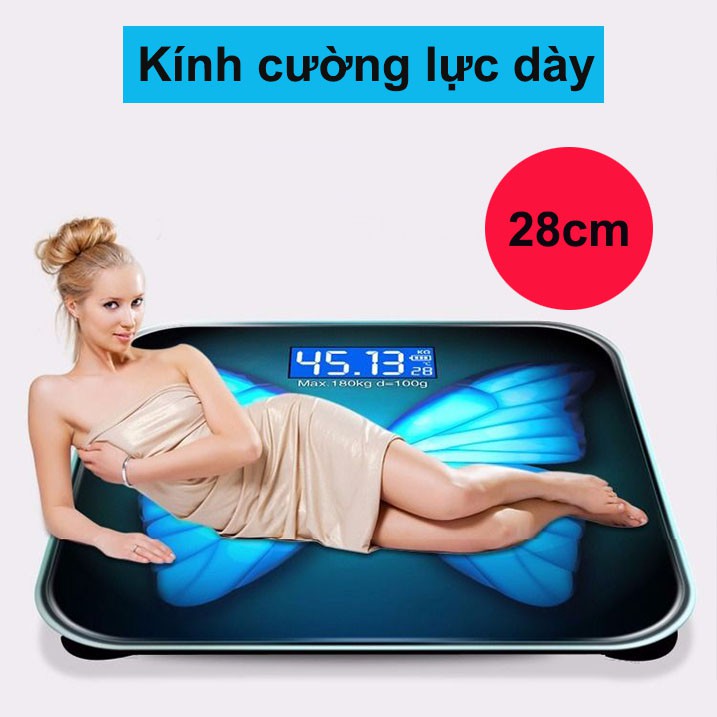 Cân Điện Tử, Cân Sức Khỏe Hình Heo Hồng Xinh Xắn, Trọng Lượng Tối Đa 180Kg Nhỏ Gọn ,Tiện Lợi