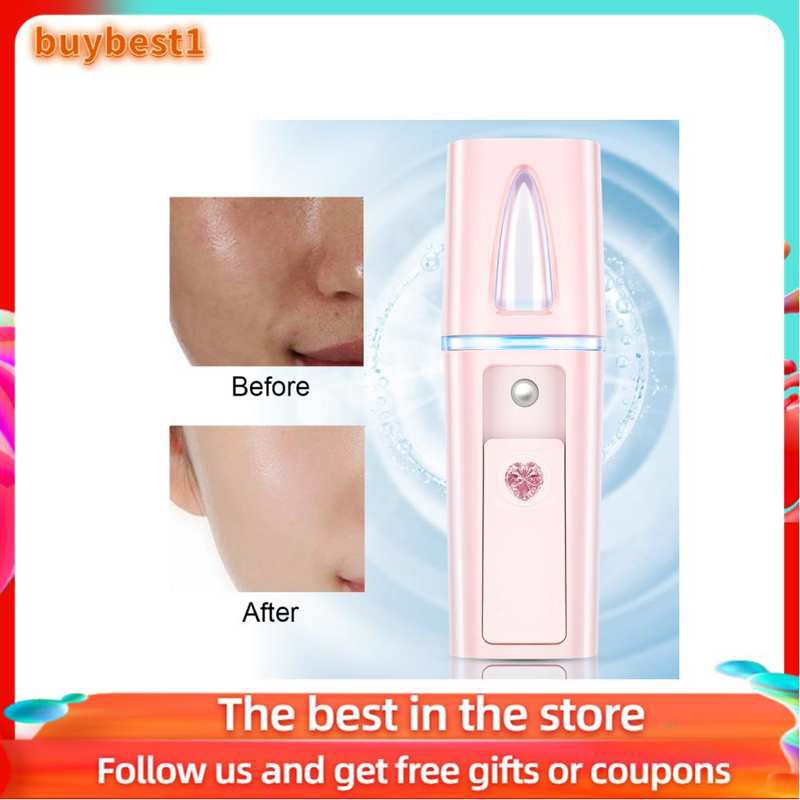 Buybest1 Mini Facial Face Steamer Deep Pore Mist Thermal Sprayer Spa Skin Cleanser Beauty