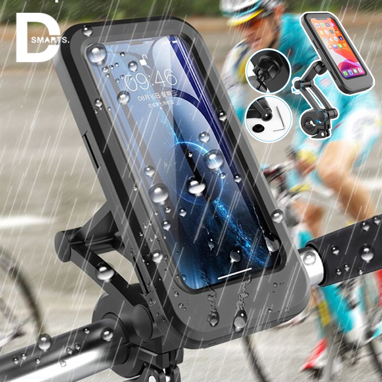 Giá đỡ điện thoại thông minh công nghệ cao | Chống mưa,rơi vỡ khi chạy xe máy và chịu nhiệt tốt khi trời nóng