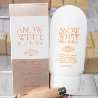 Sữa Dưỡng Thể Dưỡng Trắng Da Toàn Thân Secret Key Snow White Milky Lotion 120g