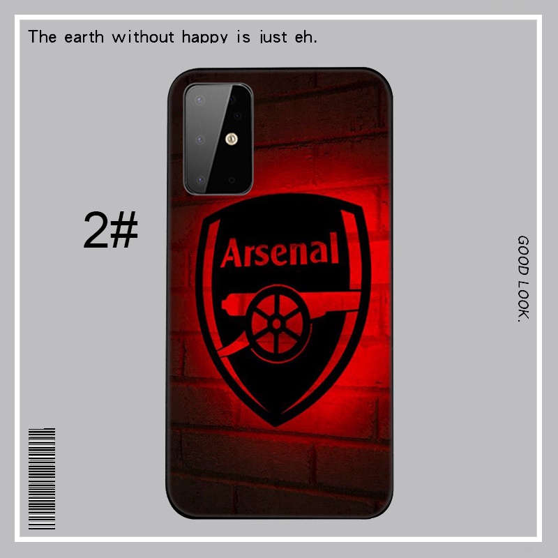 Ốp điện thoại LU7 hình câu lạc bộ bóng đá Arsenal cho Samsung Galaxy A11 A51 A71 A21 A21S A41 A81 A91 M11 M51