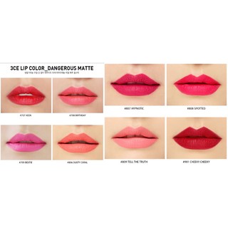 Son lì 3CE DANGEROUS MATTE LIP COLOR