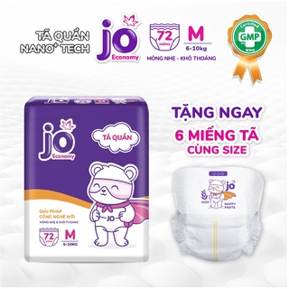 Bỉm/Tã Quần Jo Economy M72/L66/XL60/XXL54