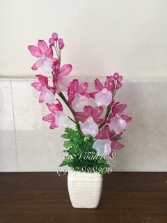 Hoa lan pha lê- Hoa thủ công