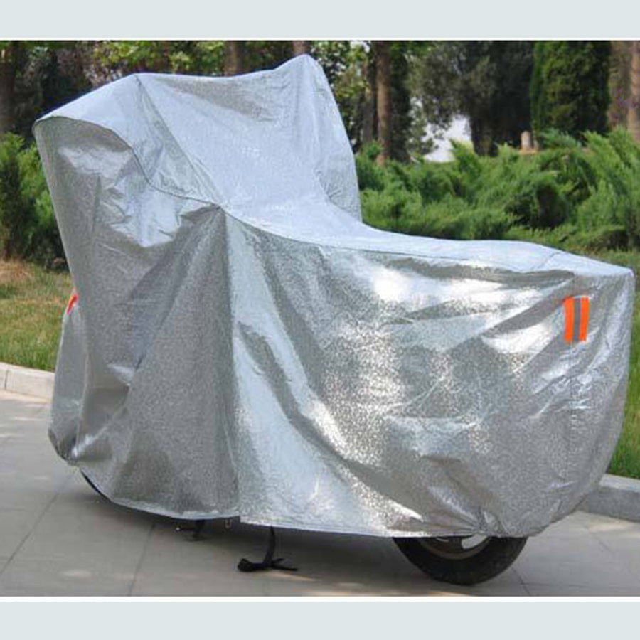 Áo trùm xe máy lớp PVC chống nắng che mưa bạt trùm xe máy 3D tráng nhôm cách nhiệt 3 lớp bạt phủ xe máy