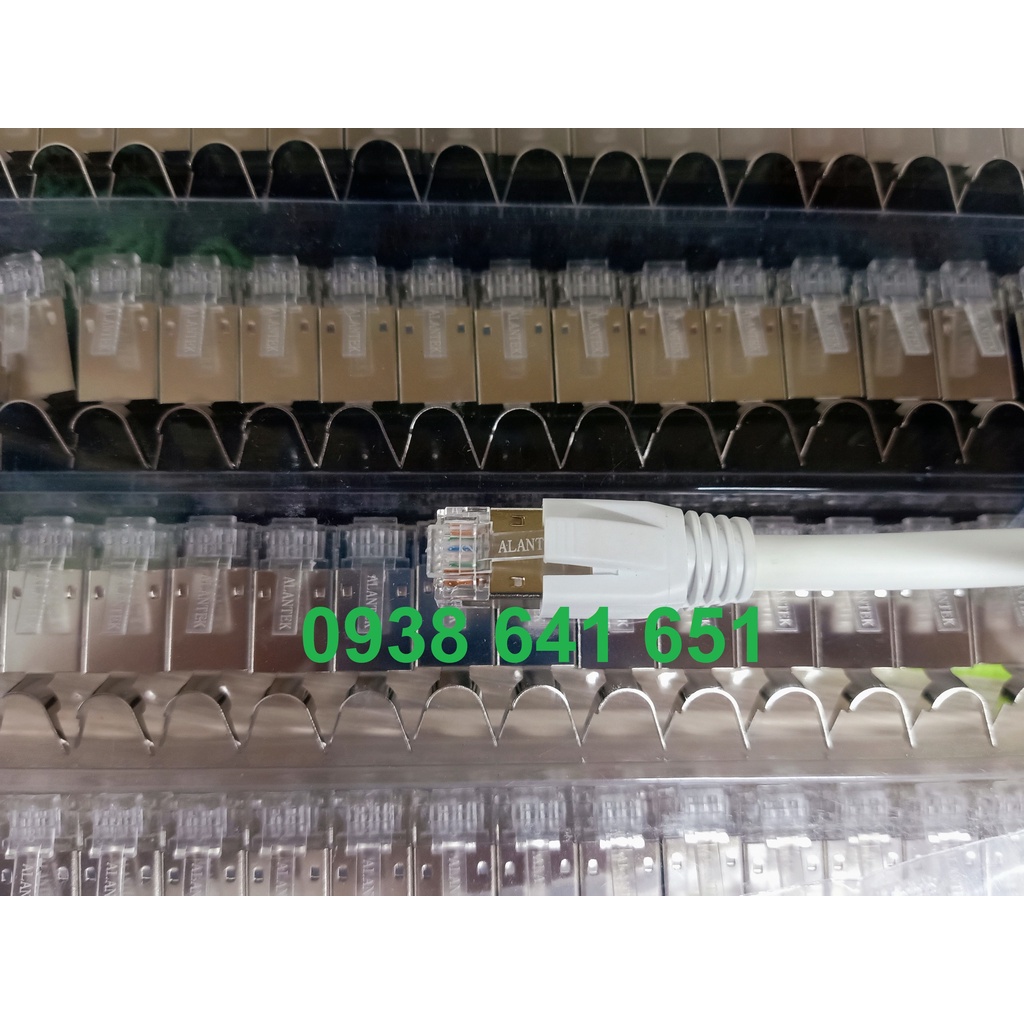 Đầu bấm mạng RJ45 Cat6a, Cat7 Alantek cho cáp chống nhiễu FTP & SFTP chất lượng cao