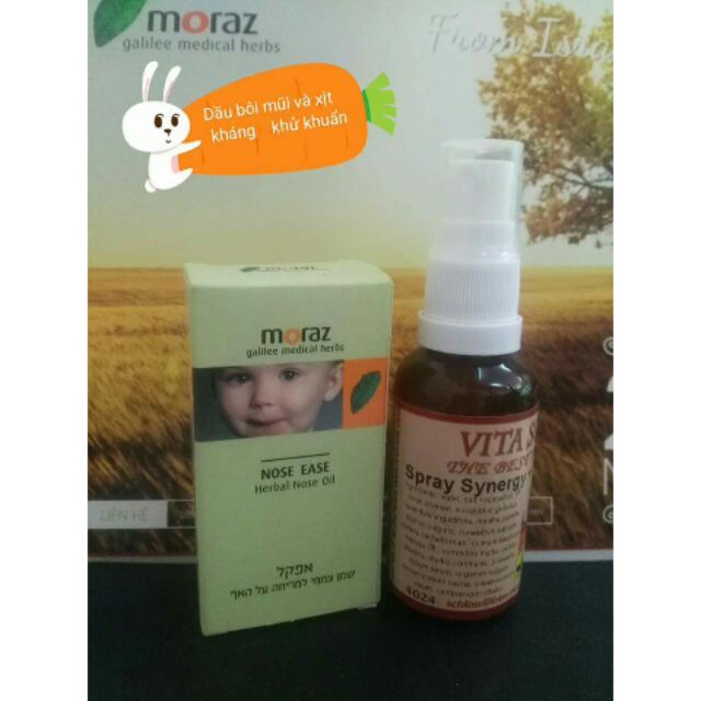 Combo xịt kháng khuẩn và dầu nose