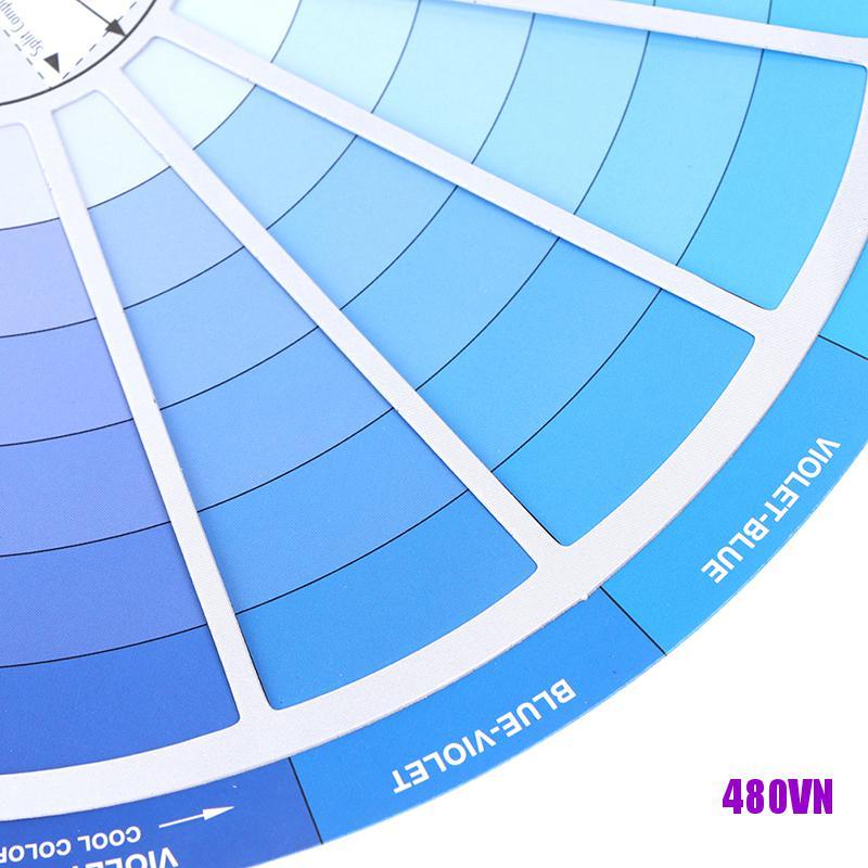 Thẻ Giấy Trộn Màu Mực Xăm Hình Tròn Tiện Dụng
