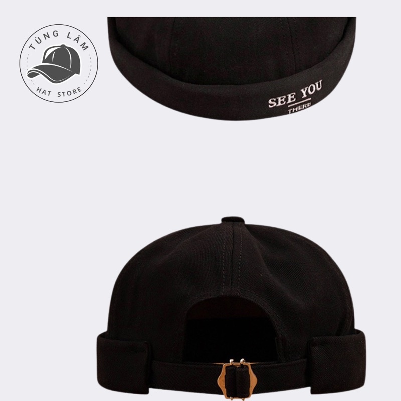 MŨ TRÒN MIKI HẠT KHÔNG VÀNH HÀN QUỐC_Nón beanie SEE YOU