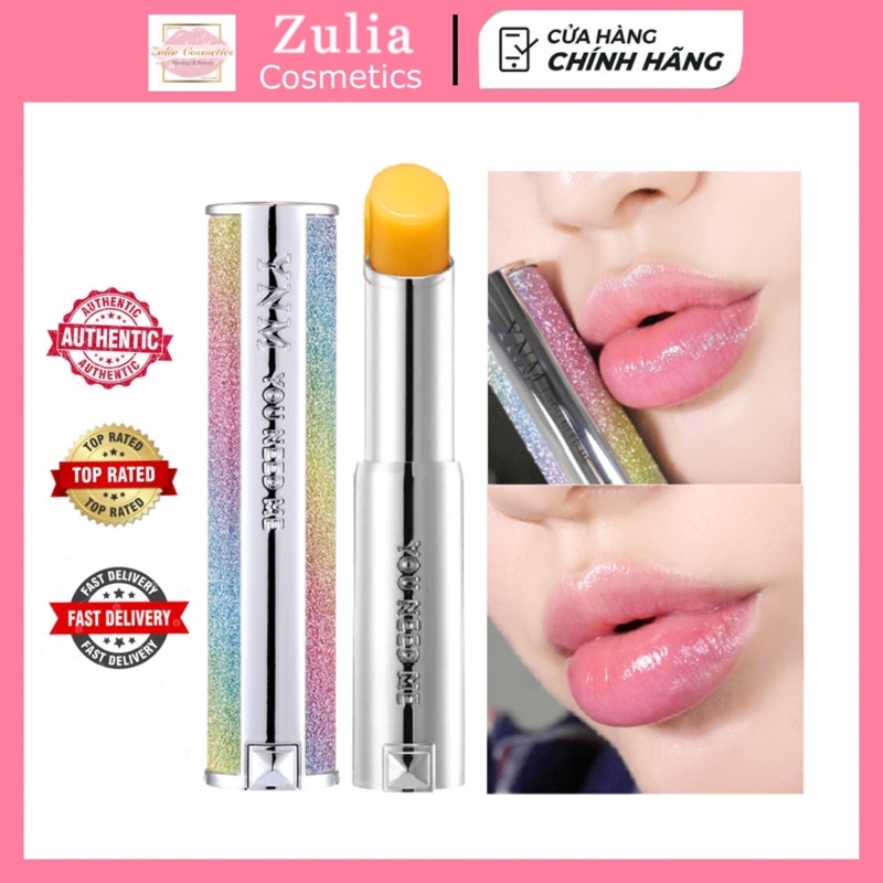 [FREE SHIP] Son Dưỡng Môi Rain Bow YNM Cầu Vồng Đổi Màu