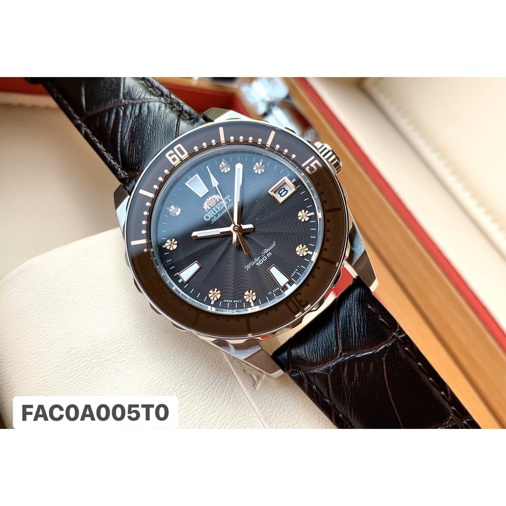 Đồng hồ NAM Orient Automatic FAC0A005T0 - Mặt chải tia sóng độc đáo