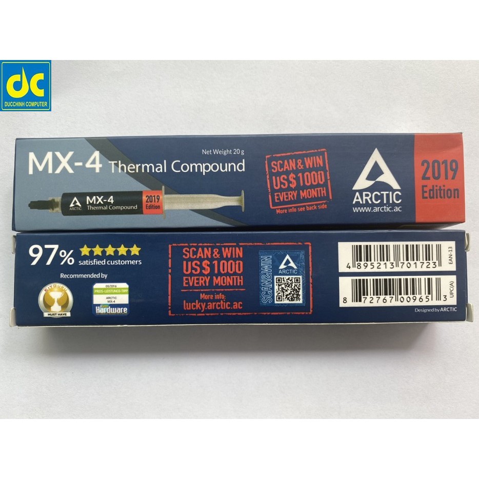 Keo tản nhiệt Arctic MX4 - 20gam Thermal Compound - Tiết Kiệm Chi Phí Tối Đa Cho Tiệm Net