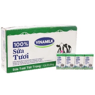 Thùng Sữa Tươi 100% Vinamilk 110ml