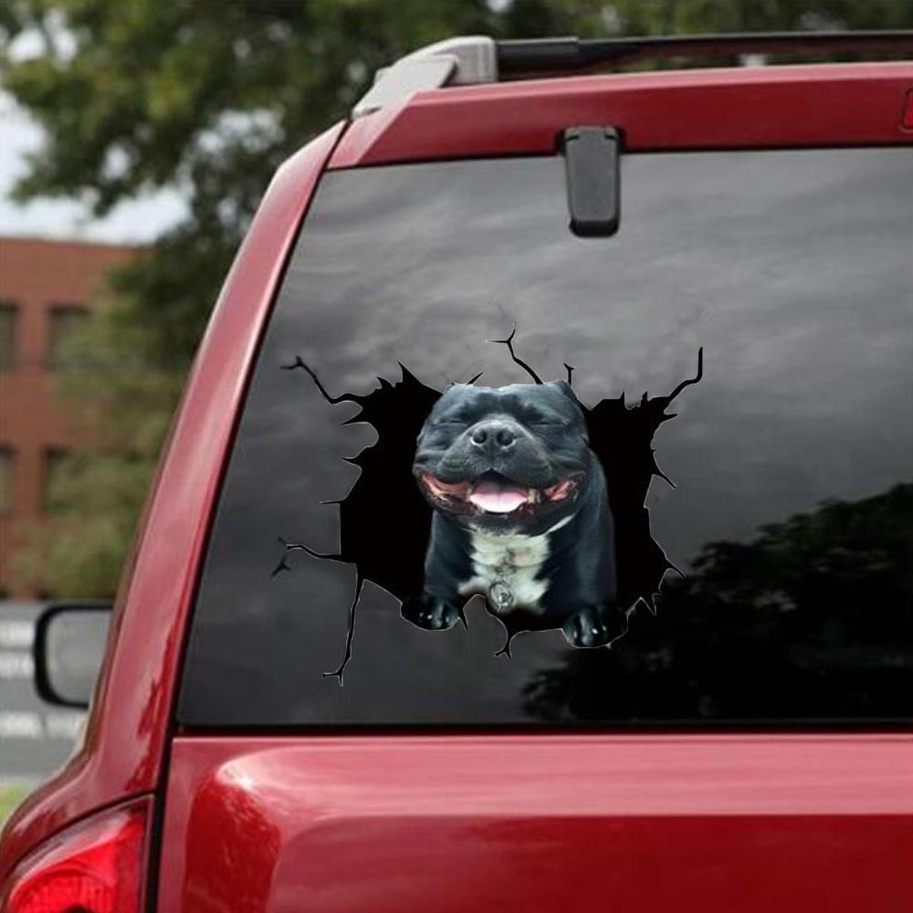 WTTLE Sticker Dán Cửa Sổ Xe Hơi Bằng PVC Chống Thấm Nước Họa Tiết Vui Nhộn