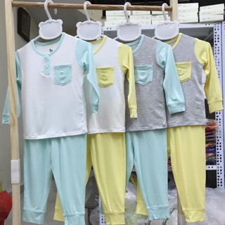 Bộ cổ trụ Suu bamboo dài tay
