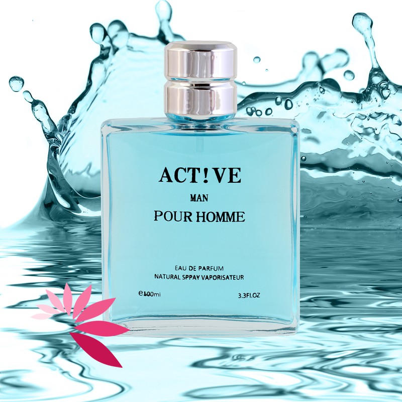Nước hoa nam Active Man Pour Homme lưu hương lâu, hàng chính hãng chất lượng cao 100ml tặng quà 60k - NH01