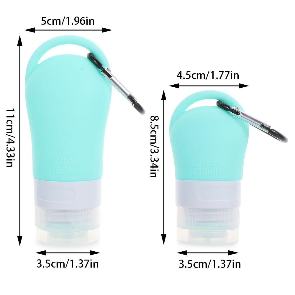 Chai Silicone Đựng Nước Rửa Tay Có Móc Treo Tiện Lợi