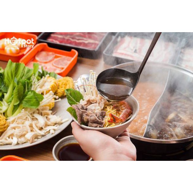 HCM [E-Voucher] Buffet tinh hoa lẩu hải sản hơn 100 món & 5 vị lẩu tại Hotpot Story Hoàng Hoa Thám - Menu 279k (DT)