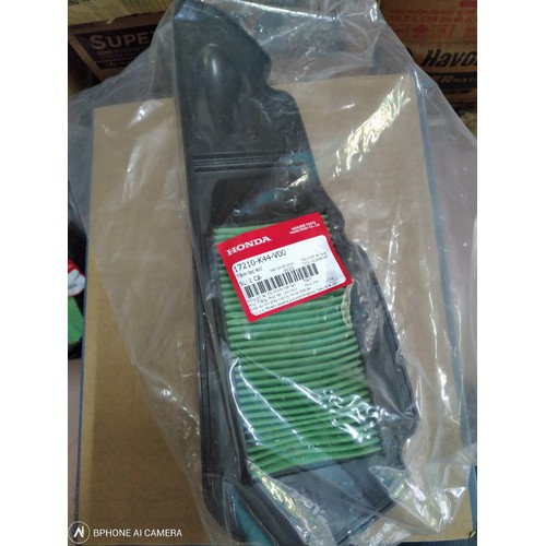 Lọc gió chính hãng Honda cho dòng xe máy Vision đời từ 2015 đến 2018 17210 - K44 - V00 - lọc gió Hon