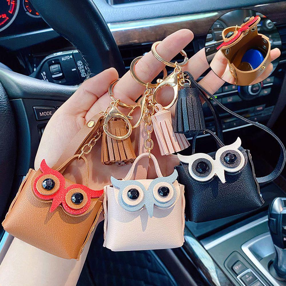 Móc Khóa Hình Cú Mèo Dễ Thương Sáng Tạo Phong Cách Hàn Quốc