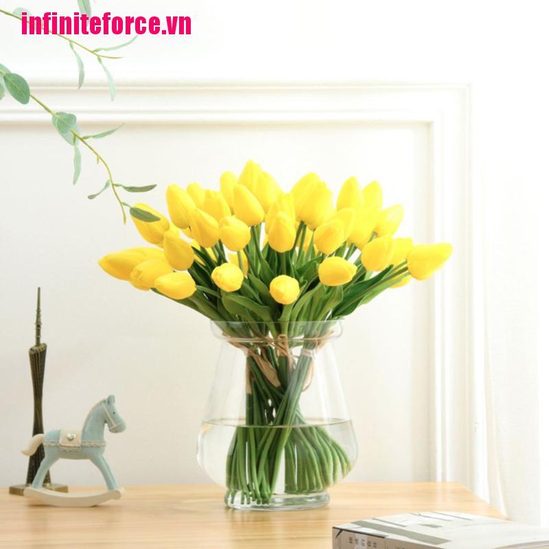 Hoa tulip giả nhiều màu sắc xinh xắn dùng trang trí