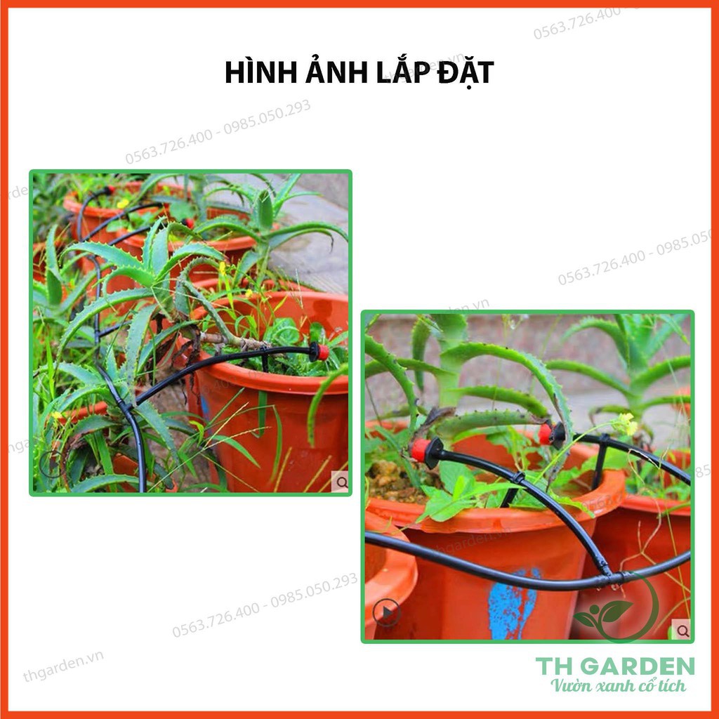 10m Hệ Thống Tưới Nước Nhỏ Giọt Tự Động Cao Cấp - Giảm tới 70% lượng nước tưới - Tiết Kiệm Tới 95% Thời Gian Tưới