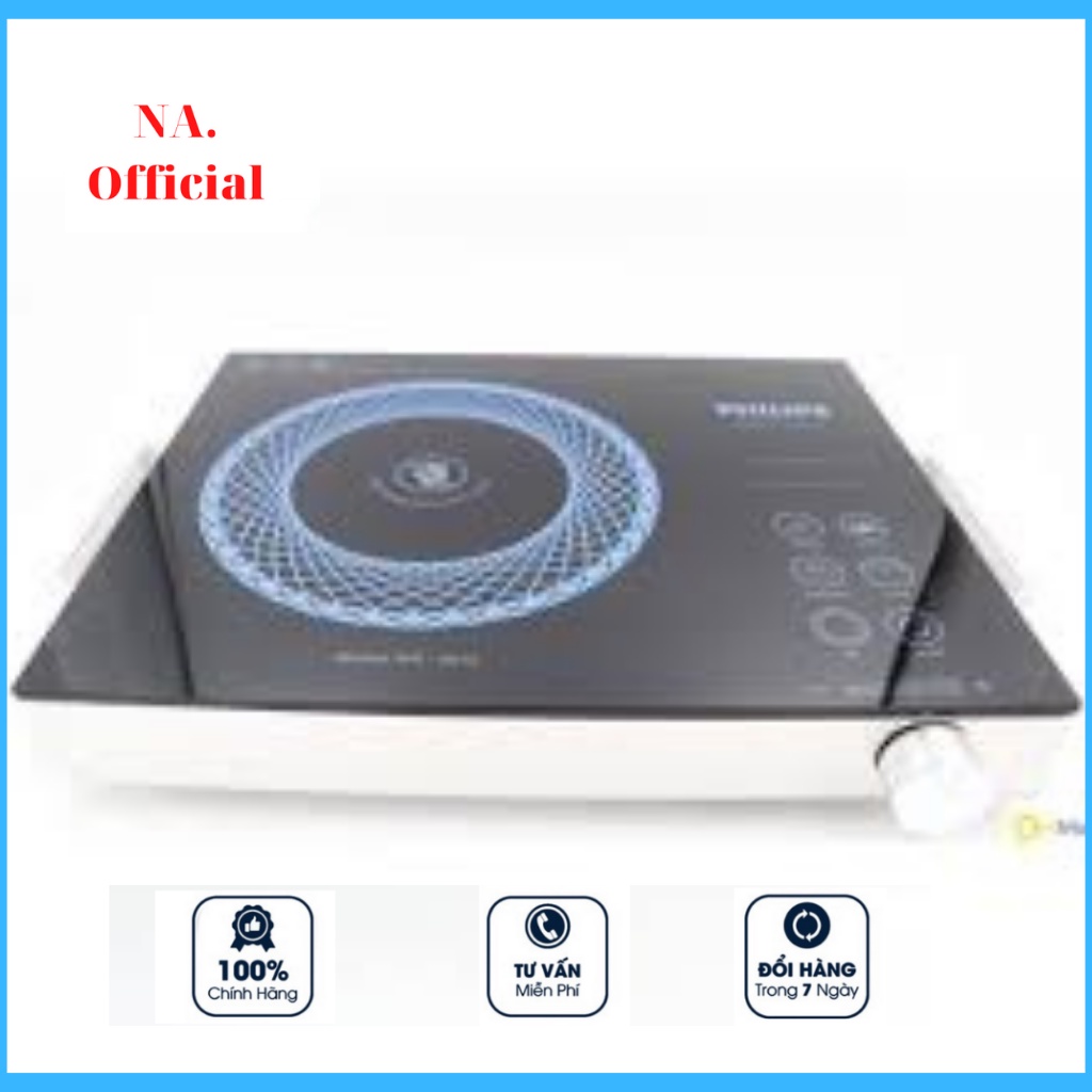 Bếp từ đơn PHILIPS cảm ứng - kèm nồi lẩu, có chức năng hẹn giờ, cài đặt thời gian nấu, đun cực nhanh , bếp từ đơn