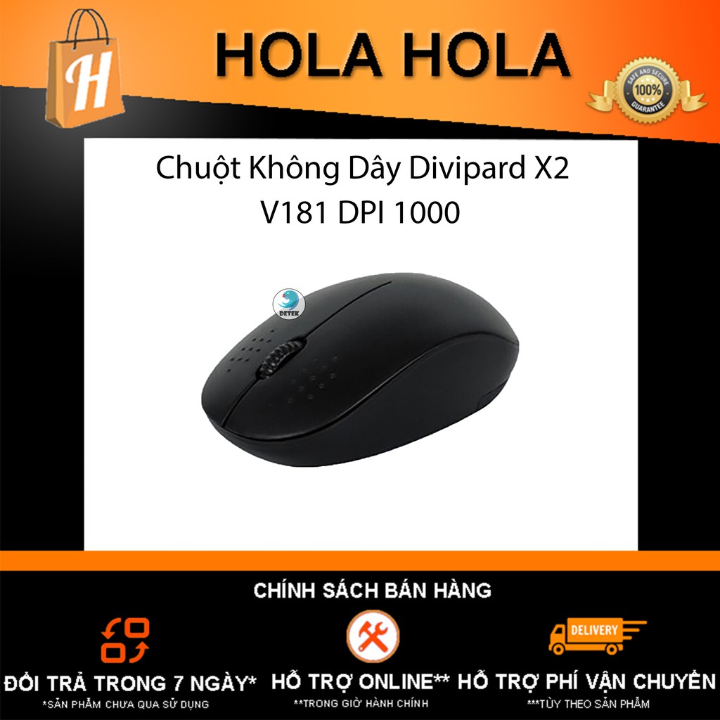 Chuột không dây Divipard X2 (V181) 2.4Ghz DPI 1000