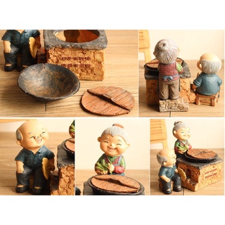 Tượng ông bà lão hạnh phúc ( mẫu cổ đại )