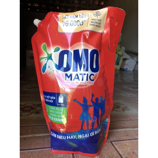 Nước giặt omo matic cửa trên túi 3.1kg