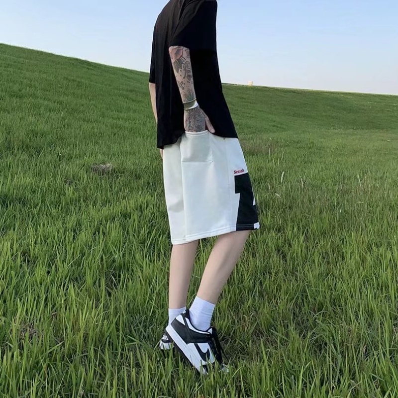 Quần Short Thể Thao Ống Rộng In Chữ Đơn Giản Thời Trang Dành Cho Nam Size M-3XL