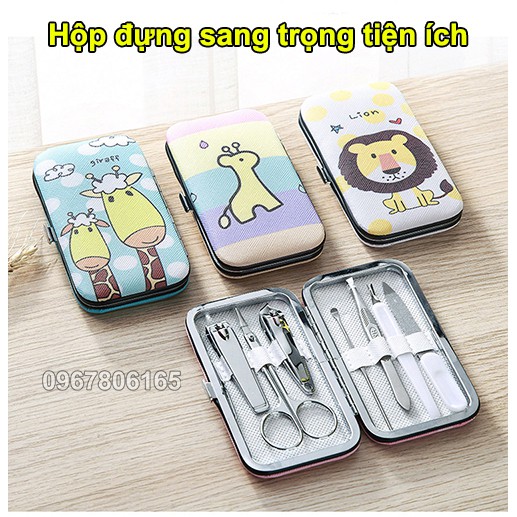 Bộ bấm cắt móng tay chân đa năng 7 món bằng thép inox không gỉ