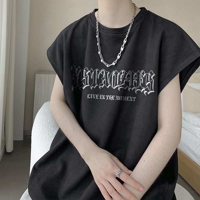 Áo Thun Bóng Rổ Không Tay Dáng Rộng Thời Trang Mùa Hè Mỹ Dành Cho Nam