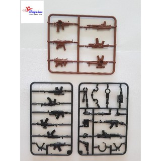 Vỉ vũ khí các loại - phụ kiện MOC