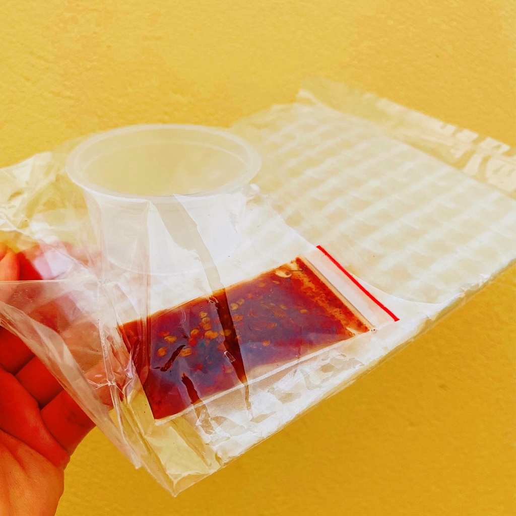 Bánh Tráng Chấm Sốt Muối Ớt UNIN Set Nước Chấm Thần Thánh Kèm Bánh Kèm Hũ Sốt Siêu Ngon - Ăn Vặt Ngon BT02