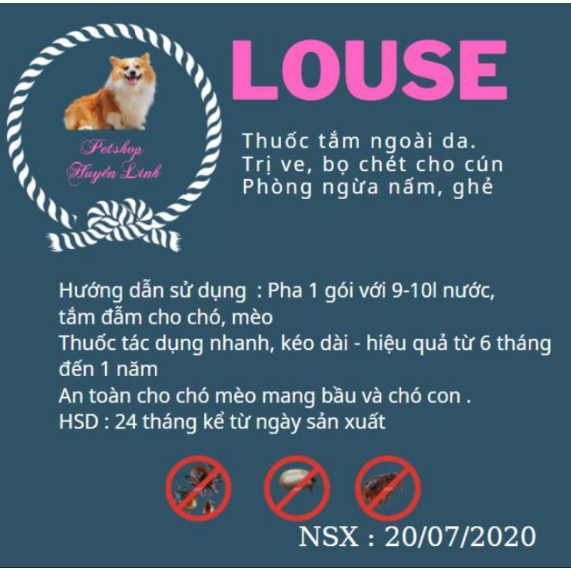 Thuốc trị ve,rận bọ chét