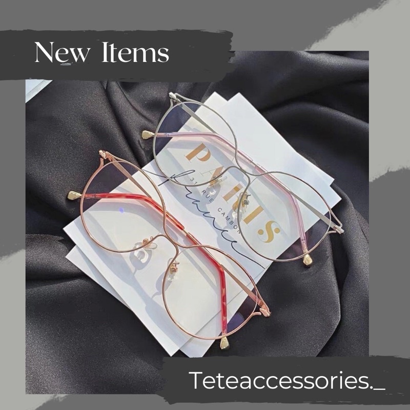 Kính măt mèo khung kim loại không gỉ thời trang trending cho nam và nữ