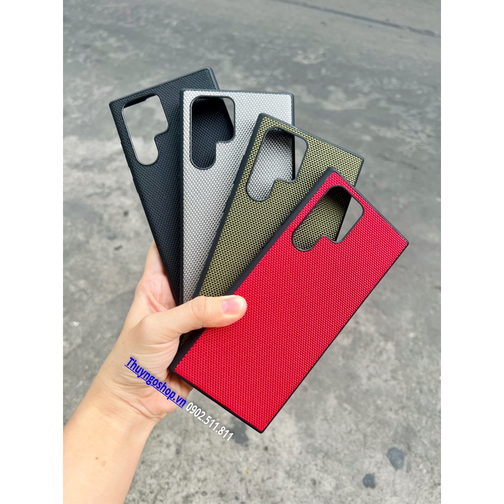 Ốp lưng vải viền nhựa dẻo Samsung S22 Ultra - S22 Plus - S22 - S21 Ultra - S21 Plus
