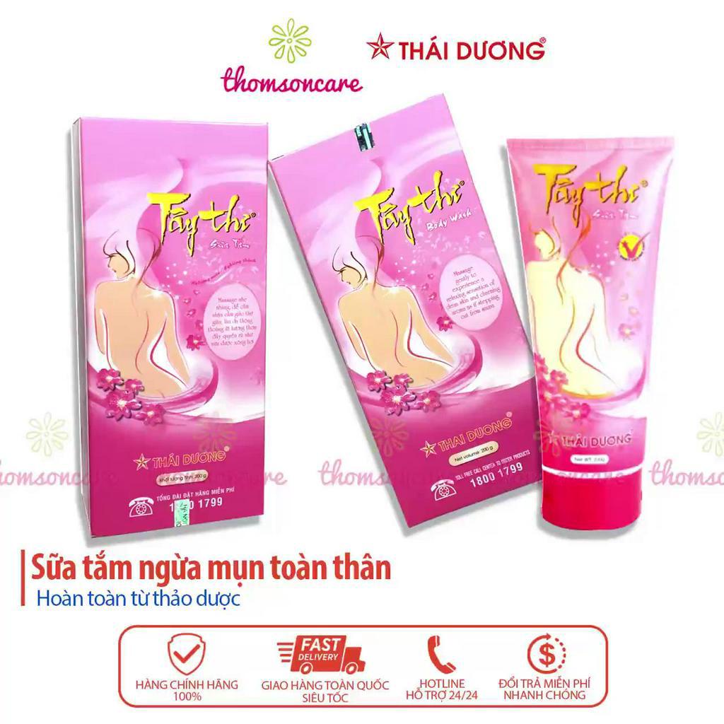 Sữa tắm làm trắng da Tây thi - Chính hãng Sao Thái Dương Chai 200ml | BigBuy360 - bigbuy360.vn