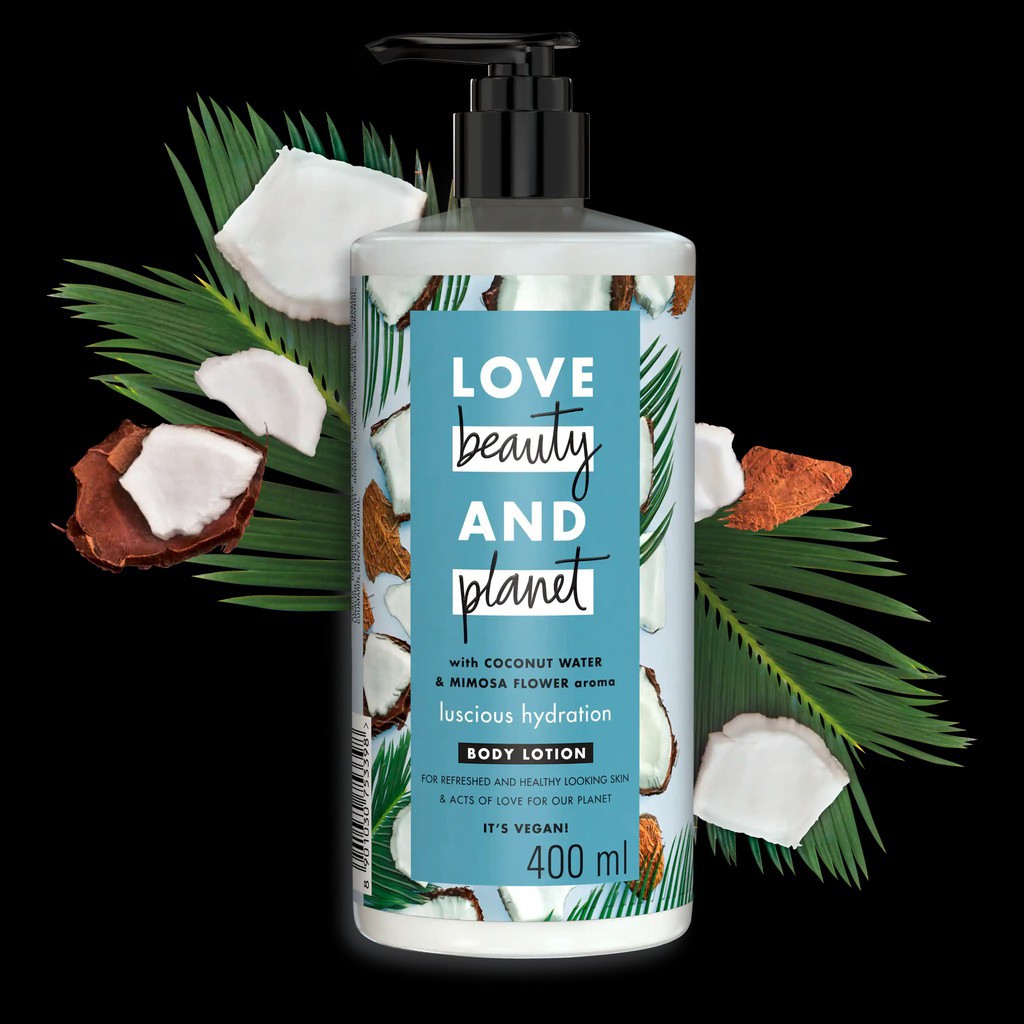 SỮA DƯỠNG THỂ CẤP ẨM LOVE BEAUTY AND PLANET LUSCIOUS HYDRATION (400ML)