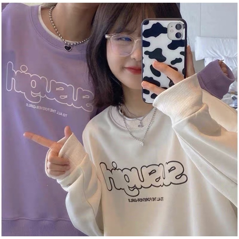 Áo Sweater SU.SU.GIRL Ulzzang Unisex Nam, Nữ-HDKNSUSU | BigBuy360 - bigbuy360.vn