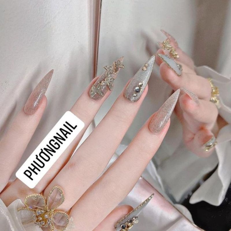 Charm cao cấp trang trí móng,charm bươm cao cấp loại 1 còn 2,3,4 com dính liền