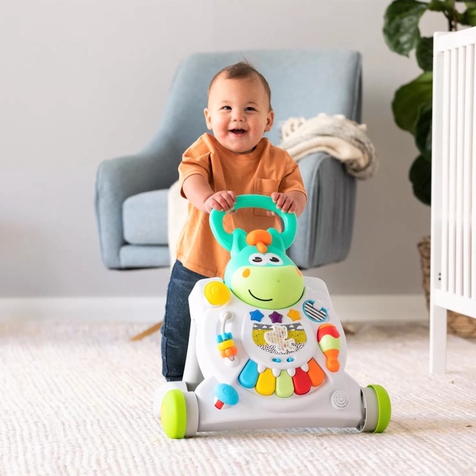 Xe Hỗ Trợ Tập Đi Bàn Ngựa 3 Trong 1 Cho Bé - Sit, Walk &amp; Play 3 In 1 Walker Table