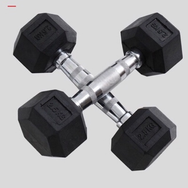 Bộ 2 tạ tay cao su 10kg