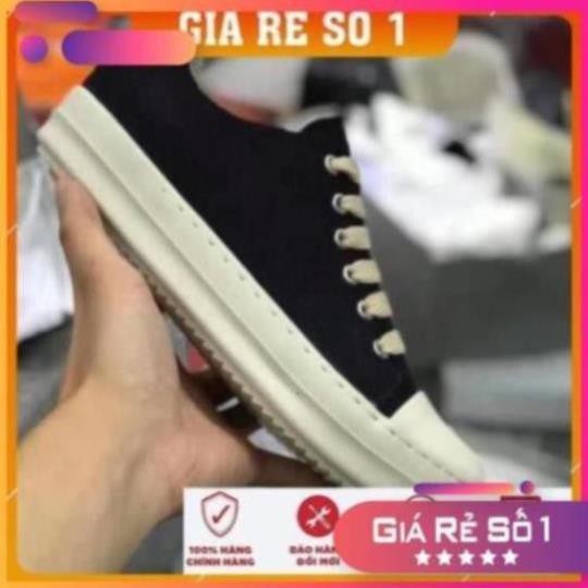 [Sale 3/3] [ 💝 GIÁ SALE] Giày rick owen cổ thấp 🌟  R🔥E🔥P 1:1 VN đế thơm Full box + Bill Sale 11