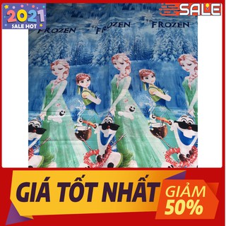 Ga trải giường poly 1m2x1m9 họa tiết công chúa xanh