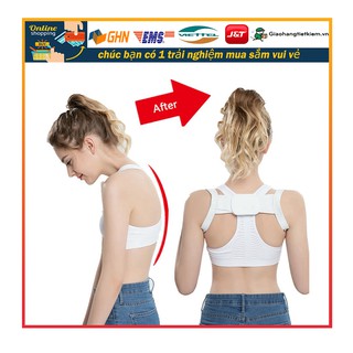Đai chống gù lưng đai chống gù bảo vệ tư thế cột sống vai sau chỉnh lưng gù hỗ trợ vật lý trị liệu Cải thiện gù lưng