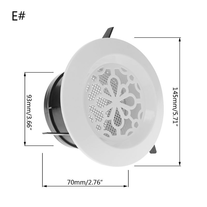 Nắp Đậy Ống Xả Khí 100mm 5 Mẫu